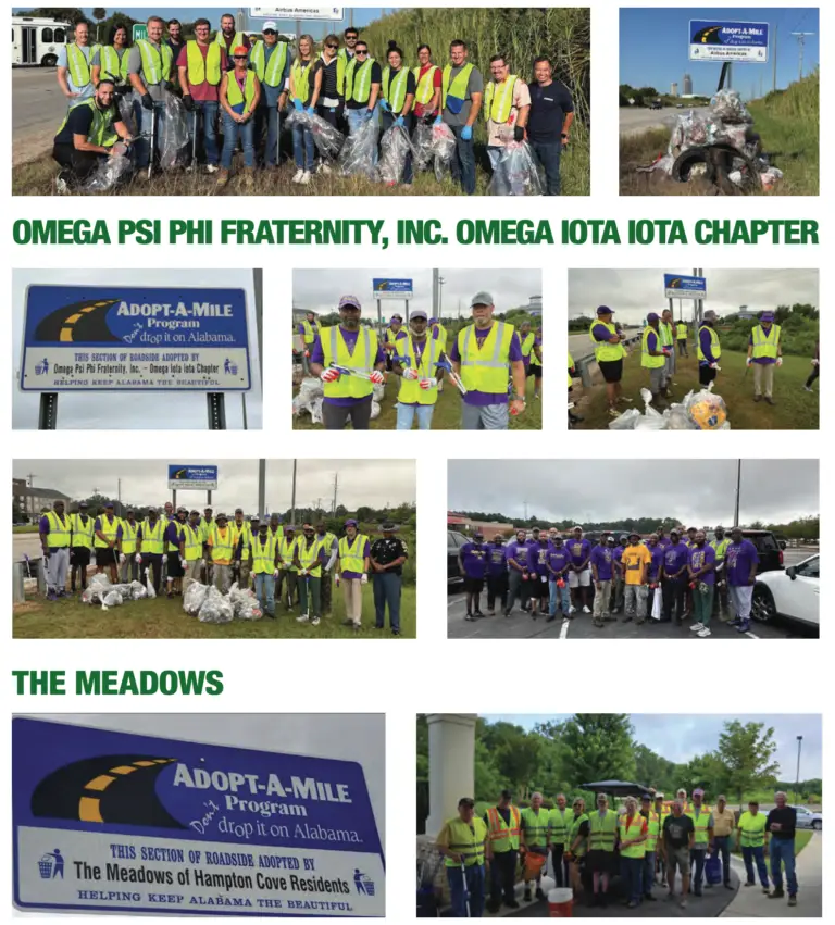 Photos from AL PALS 2025 Adopt-A-Mile Program