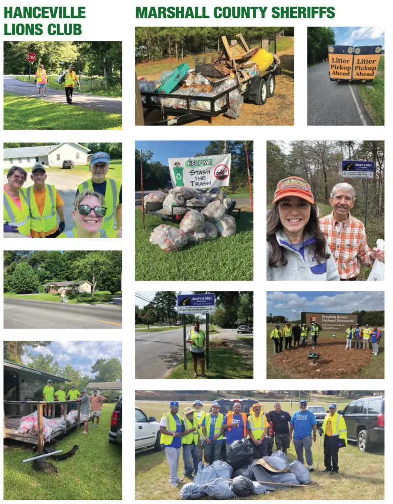 Photos from AL PALS 2025 Adopt-A-Mile Program