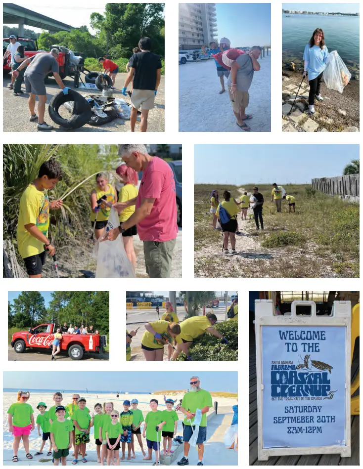 Photos from AL PALS 2025 Costal Clean-Up event