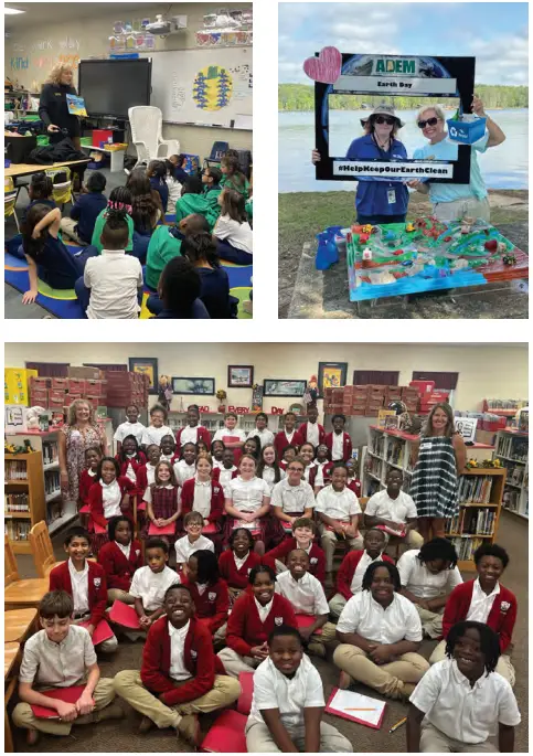 Bear Exploration Center's Green Team participating in AL PALS Clean Campus program