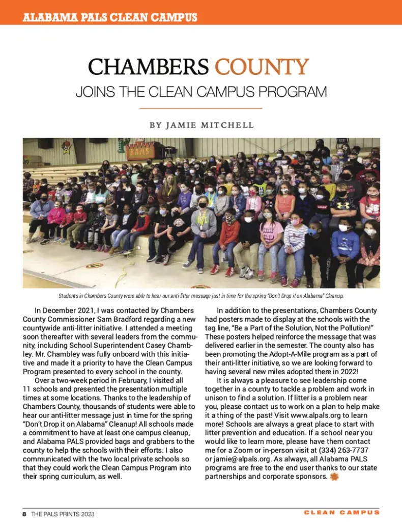 AL PALS Winter 2023 Newsletter Cover (Q1)