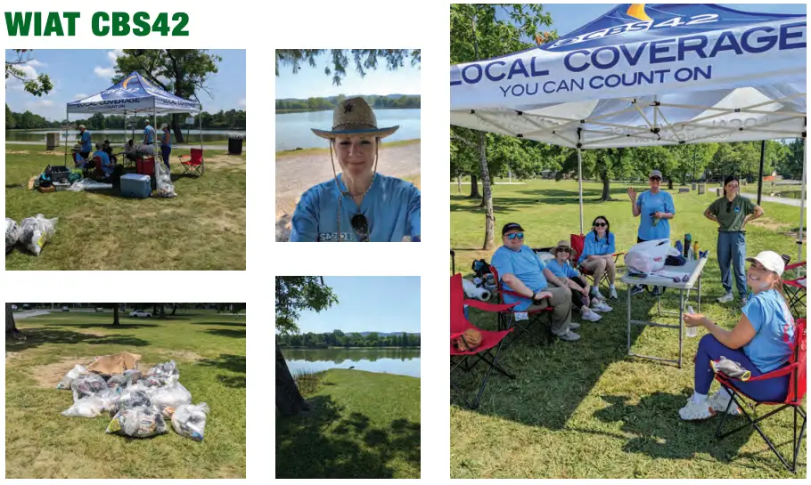 Photos taken from the 2024 Spring Clean-Up event