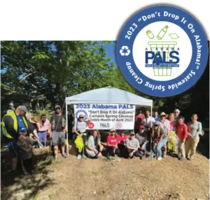 Jefferson State Community College faculty, staff and students recently joined community partners for a spring cleanup event on the Cahaba River.