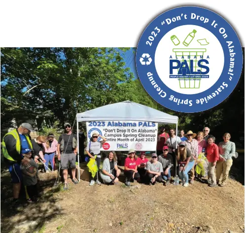 Jefferson State Community College faculty, staff and students recently joined community partners for a spring cleanup event on the Cahaba River.