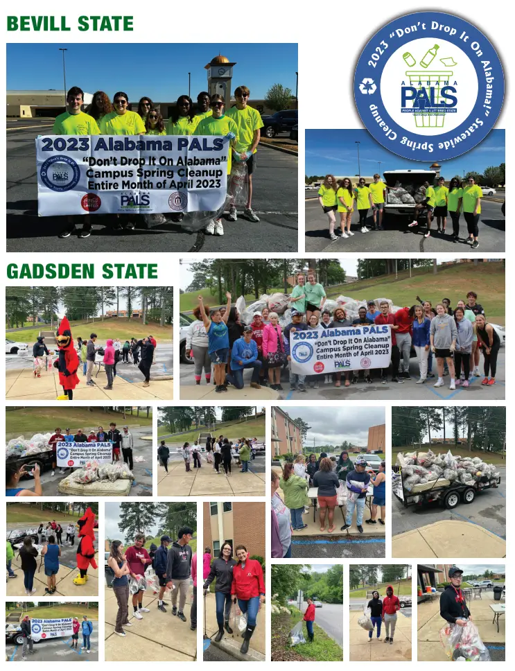 Photos taken from the 2023 Spring Clean-Up event