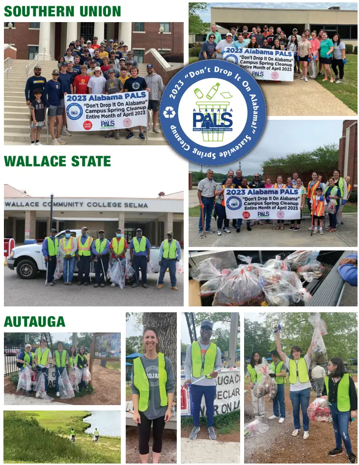 Photos taken from the 2023 Spring Clean-Up event