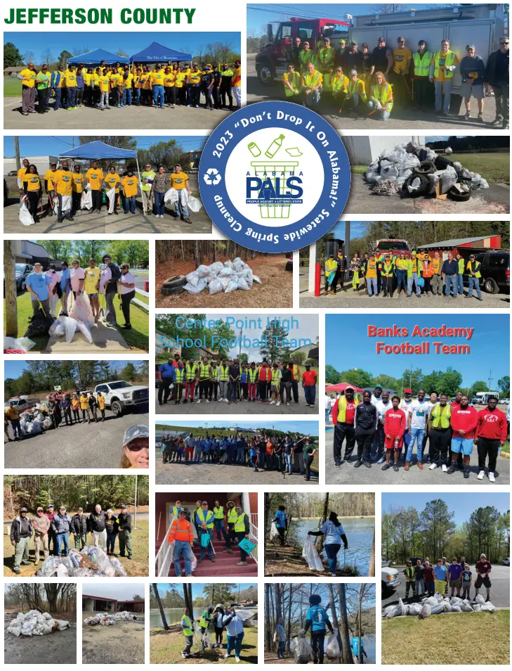 Photos taken from the 2023 Spring Clean-Up event