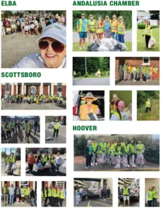 Photos taken from the 2025 Spring Clean-Up event